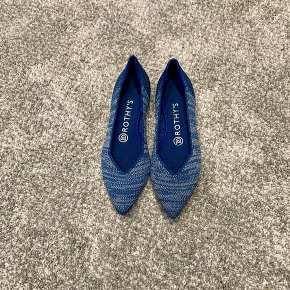 rothys indigo heather